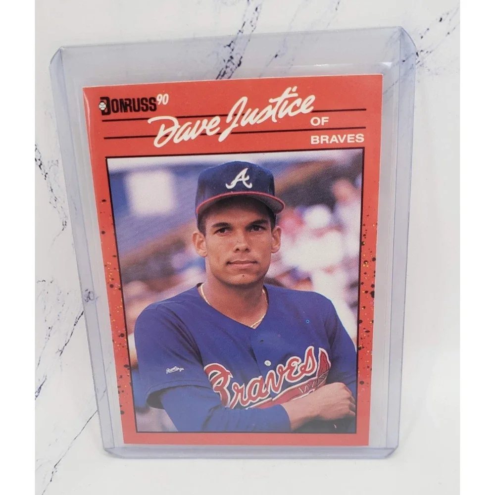 1990 Donruss #704 Dave Justice Atlanta Braves